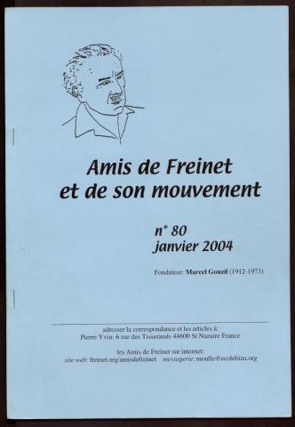 Bulletin des Amis de Freinet n° 80 de janvier 2004